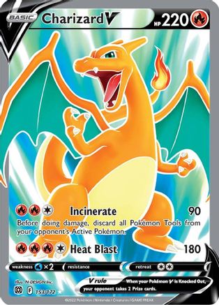 Charizard V (Full Art) (153)/172 Ultra Rare Holofoil
