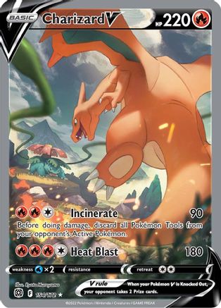 Charizard V (Alternate Full Art) (154)/172 Ultra Rare Holofoil