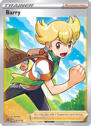 Barry (Full Art) (167)/172 Ultra Rare Holofoil