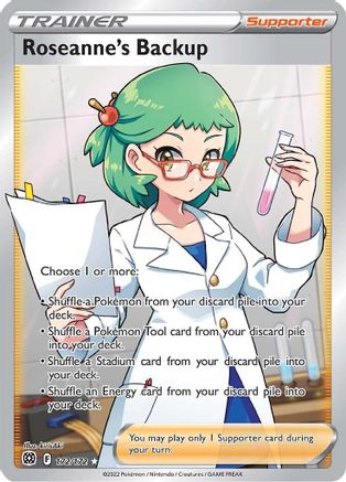 Roseanne's Backup (Full Art) (172)/172 Ultra Rare Holofoil