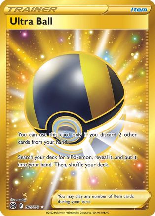 Ultra Ball (Secret) (186)/172 Secret Rare Holofoil