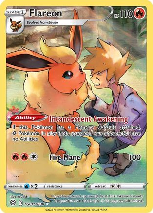 Flareon (TG01)/30 Ultra Rare Holofoil
