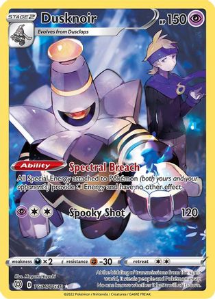 Dusknoir (TG06)/30 Ultra Rare Holofoil