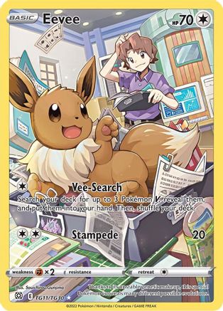 Eevee (TG11)/30 Ultra Rare Holofoil