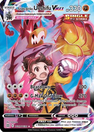 Single Strike Urshifu VMAX (TG19)/30 Ultra Rare Holofoil