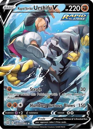 Rapid Strike Urshifu V (TG20)/30 Ultra Rare Holofoil