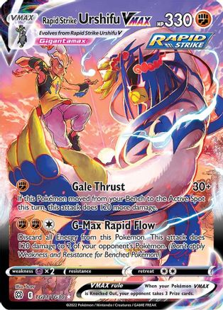 Rapid Strike Urshifu VMAX (TG21)/30 Ultra Rare Holofoil