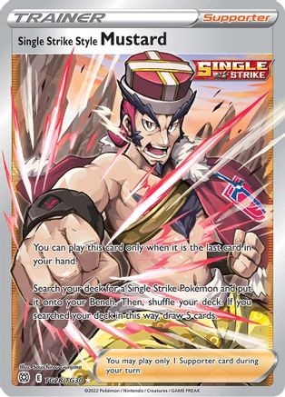 Single Strike Style Mustard (TG28)/30 Ultra Rare Holofoil