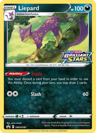 Liepard - SWSH187 (SWSH187)/307 Promo Holofoil