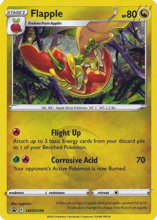 Flapple - SWSH189 (SWSH189)/307 Promo Holofoil