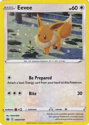 Eevee - SWSH190 (SWSH190)/307 Promo Holofoil