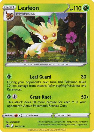 Leafeon - SWSH191 (SWSH191)/307 Promo Holofoil