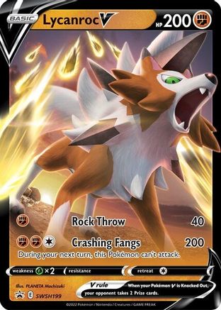 Lycanroc V - SWSH199 (SWSH199)/307 Promo Holofoil
