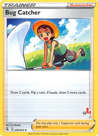 Bug Catcher - 226/264 (#34 Cinderace Stamped) (226) Promo