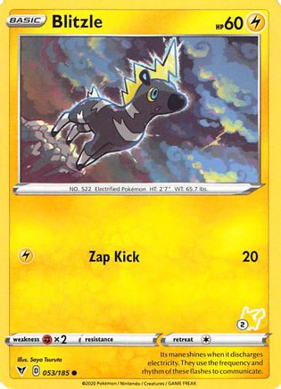 Blitzle - 053/185 (#2 Pikachu Stamped) (53) Promo