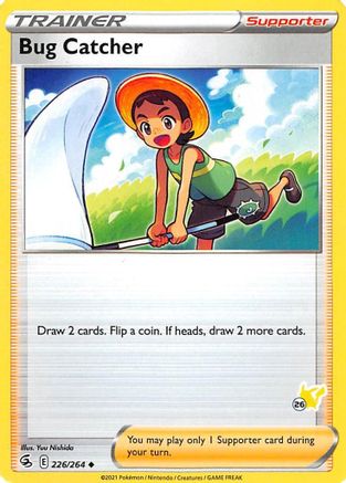 Bug Catcher - 226/264 (#26 Pikachu Stamped) (226) Promo