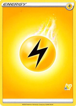 Lightning Energy (#27 Pikachu Stamped) Promo