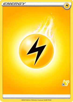 Lightning Energy (#31 Pikachu Stamped) Promo