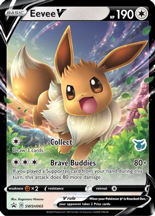 Eevee V - SWSH065 (Eevee Stamped) (SWSH065) Promo Holofoil