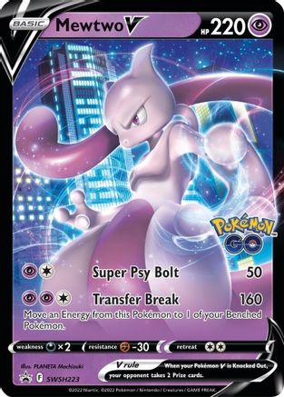 Mewtwo V - SWSH223 (SWSH223)/307 Promo Holofoil