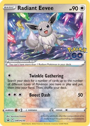 Radiant Eevee - SWSH230 (SWSH230)/307 Promo Holofoil