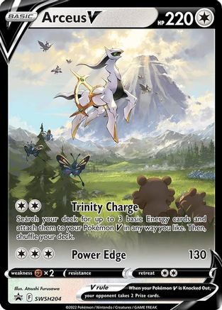 Arceus V - SWSH204 (SWSH204)/307 Promo Holofoil (Cabinet-NM)