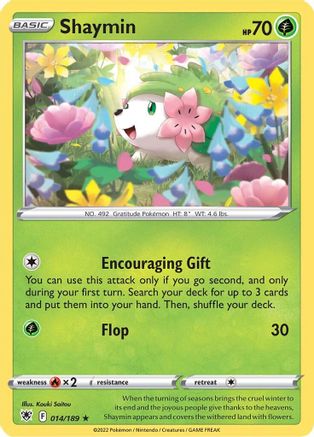 Shaymin (14)/189 Rare Reverse Holofoil