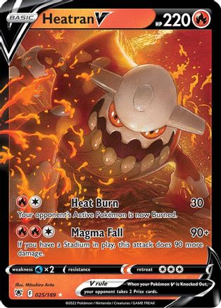 Heatran V (25)/189 Ultra Rare Holofoil