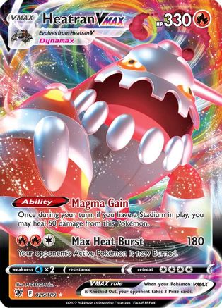 Heatran VMAX (26)/189 Ultra Rare Holofoil