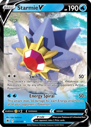 Starmie V (30)/189 Ultra Rare Holofoil