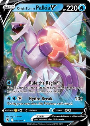 Origin Forme Palkia V (39)/189 Ultra Rare Holofoil