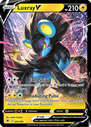 Luxray V (50)/189 Ultra Rare Holofoil