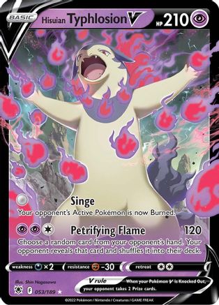 Hisuian Typhlosion V (53)/189 Ultra Rare Holofoil