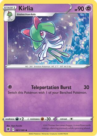 Kirlia (61)/189 Uncommon Reverse Holofoil