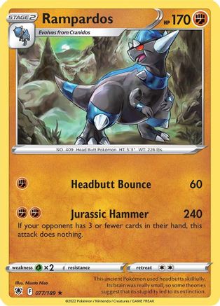 Rampardos (77)/189 Holo Rare Holofoil