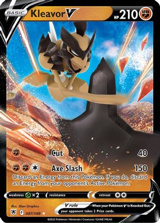 Kleavor V (87)/189 Ultra Rare Holofoil