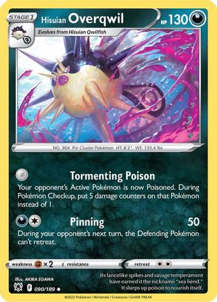 Hisuian Overqwil (90) (90)/189 Uncommon