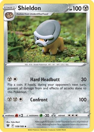 Shieldon (109)/189 Uncommon Reverse Holofoil