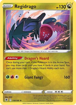 Regidrago (118)/189 Rare
