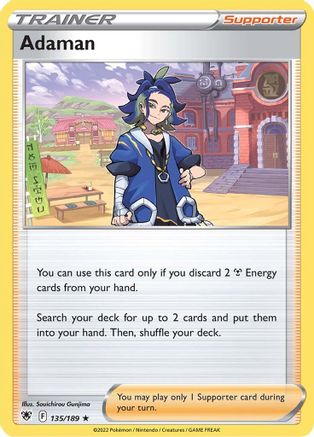 Adaman (135)/189 Holo Rare Holofoil
