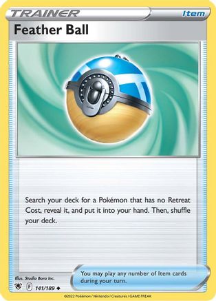 Feather Ball (141)/189 Uncommon Reverse Holofoil