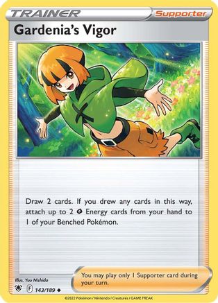 Gardenia's Vigor (143)/189 Uncommon Reverse Holofoil