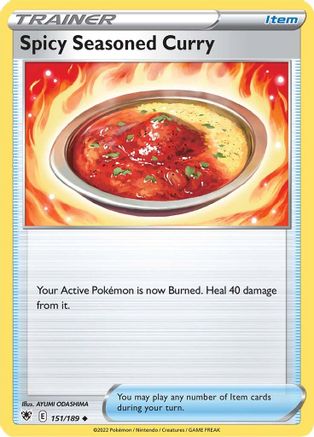 Spicy Seasoned Curry (151)/189 Uncommon Reverse Holofoil