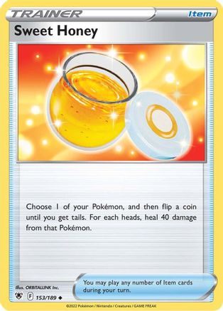 Sweet Honey (153)/189 Uncommon Reverse Holofoil