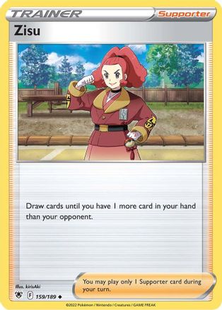 Zisu (159)/189 Uncommon Reverse Holofoil