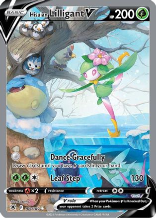 Hisuian Lilligant V (Alternate Full Art) (163)/189 Ultra Rare Holofoil