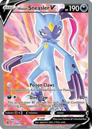 Hisuian Sneasler V (Full Art) (174)/189 Ultra Rare Holofoil