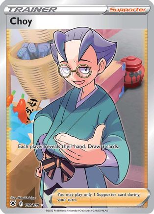 Choy (Full Art) (182)/189 Ultra Rare Holofoil