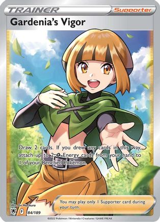Gardenia's Vigor (Full Art) (184)/189 Ultra Rare Holofoil