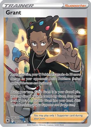 Grant (Full Art) (185)/189 Ultra Rare Holofoil